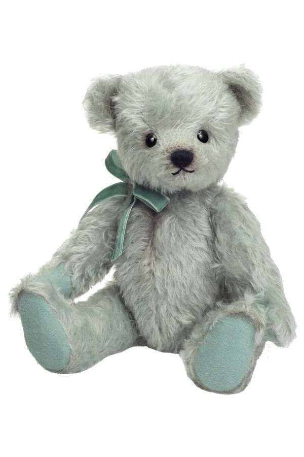 Nostalgische Teddybeer antiek blauw