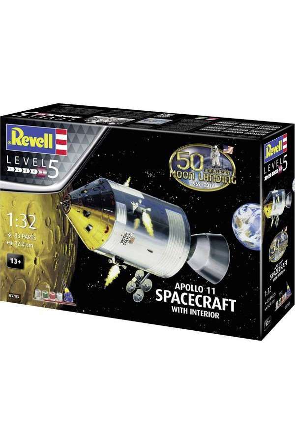 Apollo 11 Spacecraft with Interior 1:32 Geschenkset