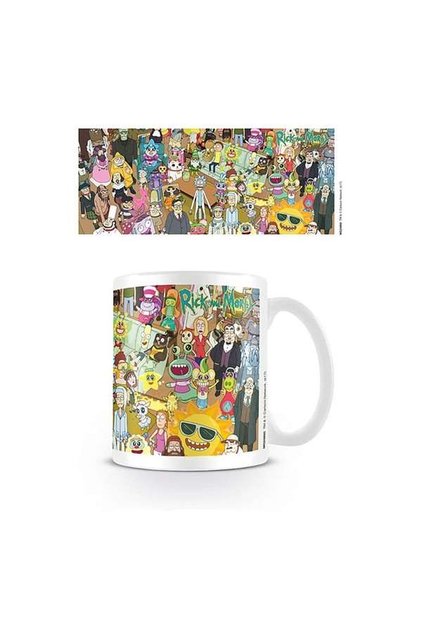 Rick and Morty Mug Characters