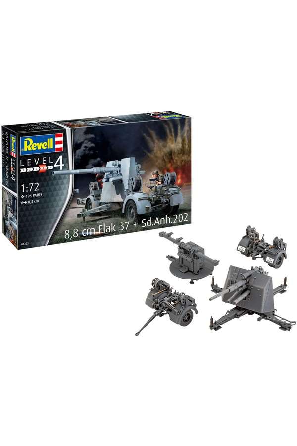 8,8 cm Flak 37 + Sd.Anh.202 Revell modelbouwpakket