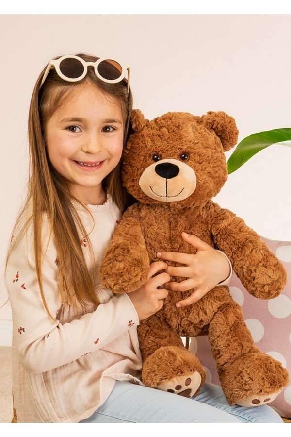 Bruine teddybeer met poten 55 cm - Afbeelding 2