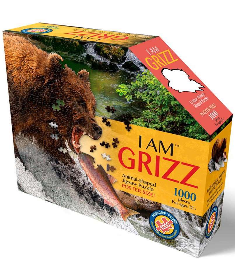 I Am Puzzle Poster Size: Grizz