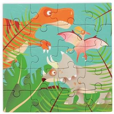 Scratch Puzzel Magnetisch: Magnetisch Puzzelboek To Go - Dinosaurus - Afbeelding 3