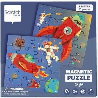 Scratch Puzzel Magnetisch: Magnetisch Puzzelboek To Go - Ruimte