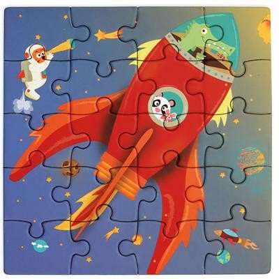 Scratch Puzzel Magnetisch: Magnetisch Puzzelboek To Go - Ruimte - Afbeelding 2