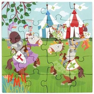 Scratch Puzzel Magnetisch: Magnetisch Puzzelboek To Go - Ridders - Afbeelding 3