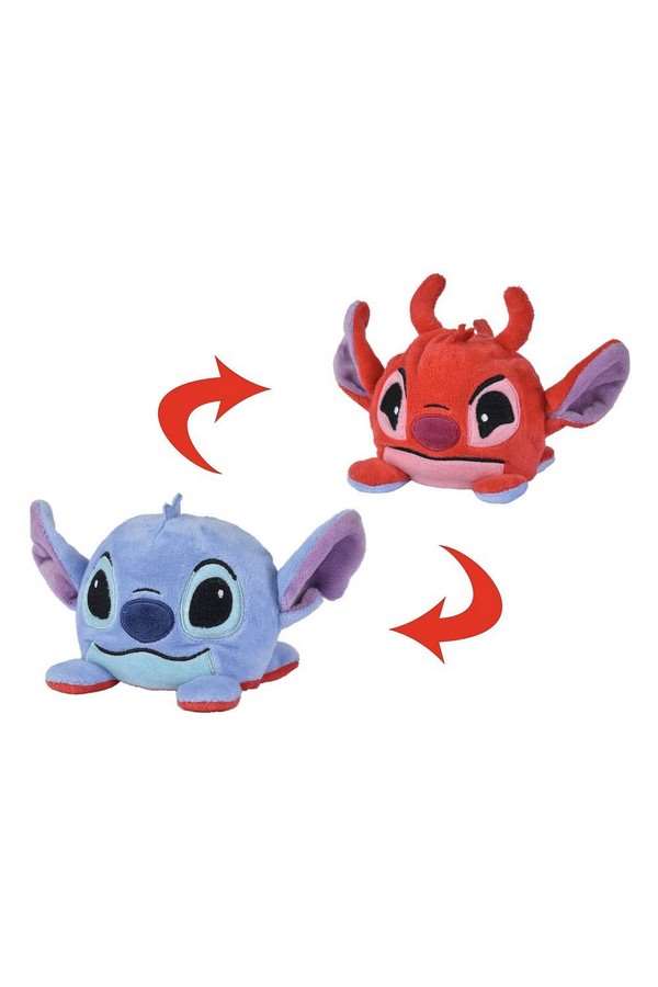 Lilo & Stitch omkeerbare Plush knuffel Leroy/Stitch 8 cm