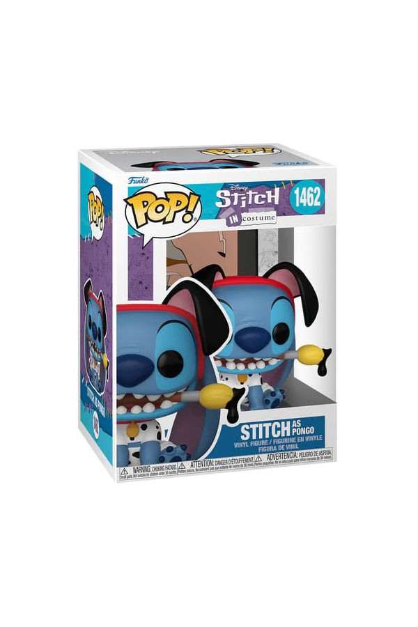 Lilo & Stitch POP! Disney Vinyl Figuur Stitch Kostuum- 101 Dalmatiërs Pongo 9 cm – Bild 2