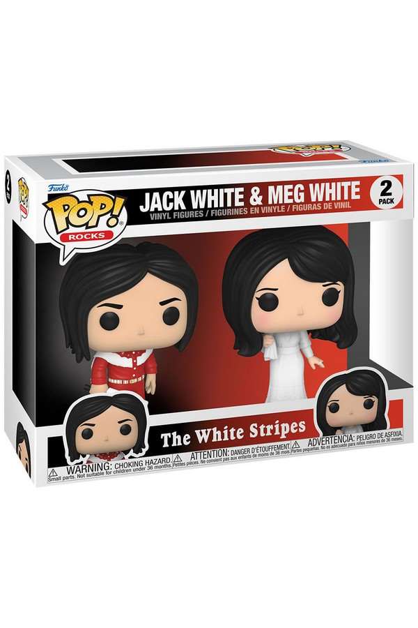 The White Stripes POP! Rocks Vinyl Figuren 2-Pack Jack White & Meg White 9 cm - Image 2