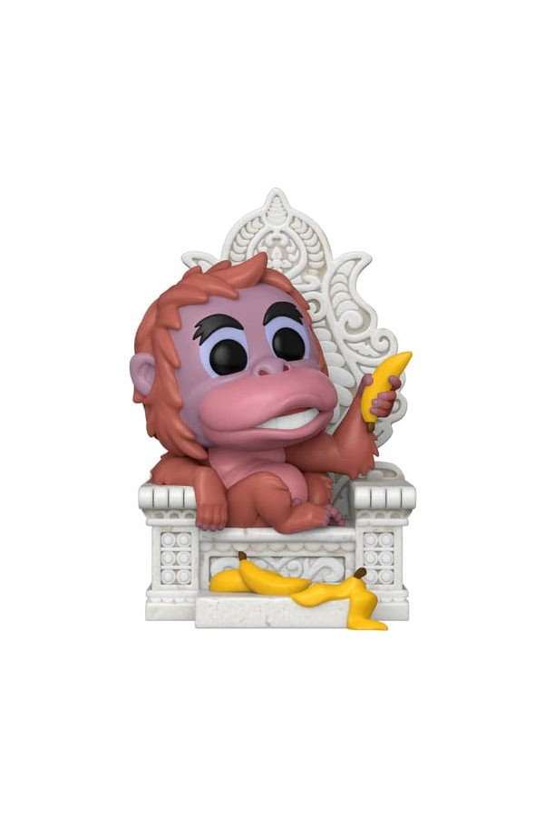 The Jungle Book POP! Deluxe Vinyl Figuur Koning Louie op troon