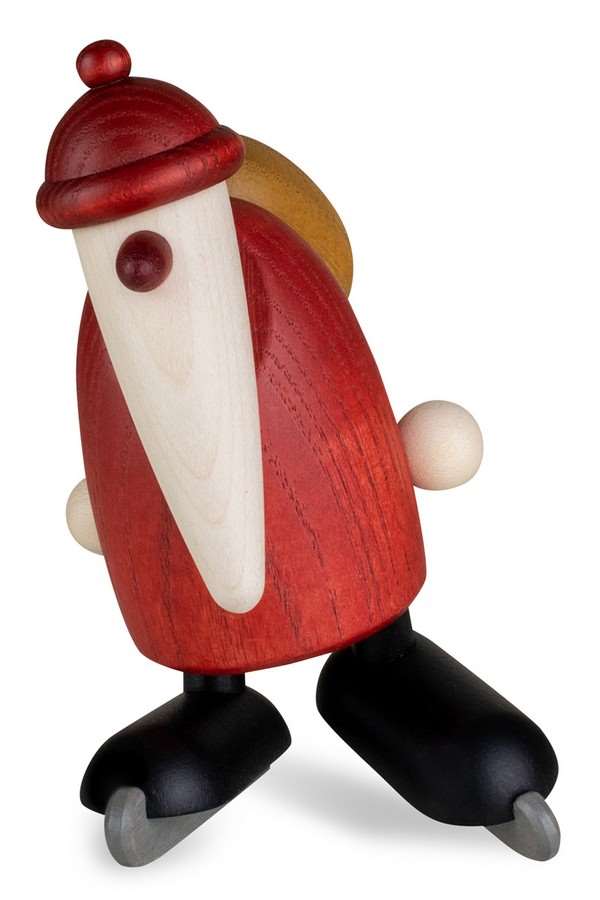 Kerstman met schaatsen, klein