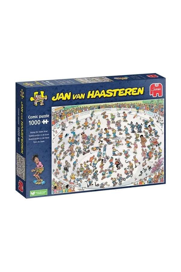 Jan van Haasteren - Skateboarden In De Bowl Puzzel (1000)