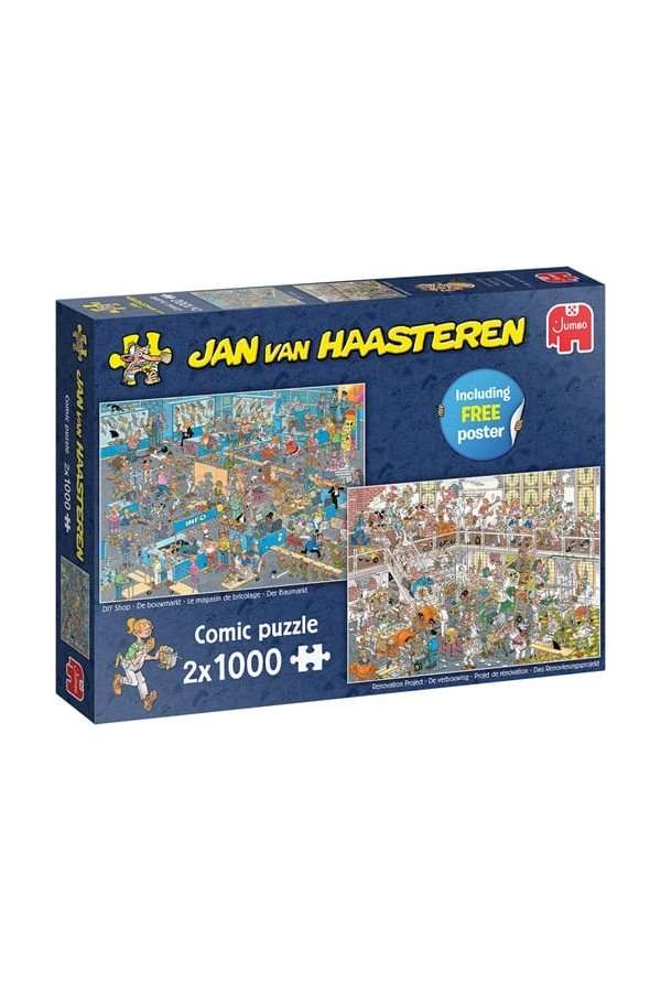 Jan van Haasteren - De Verbouwing & Doe-Het-Zelfwinkel (2x1000)