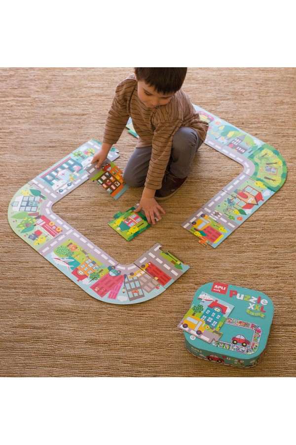 APLI - Stad XXL puzzel 20-delig 145mm (90x68cm) - Afbeelding 2