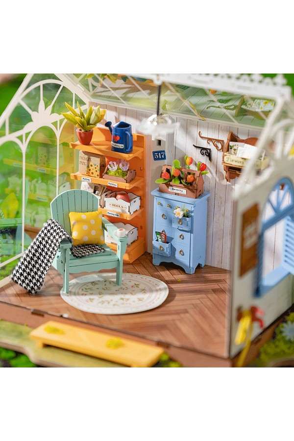 Robotime DIY Dreamy Garden House met LED Verlichting - Image 2