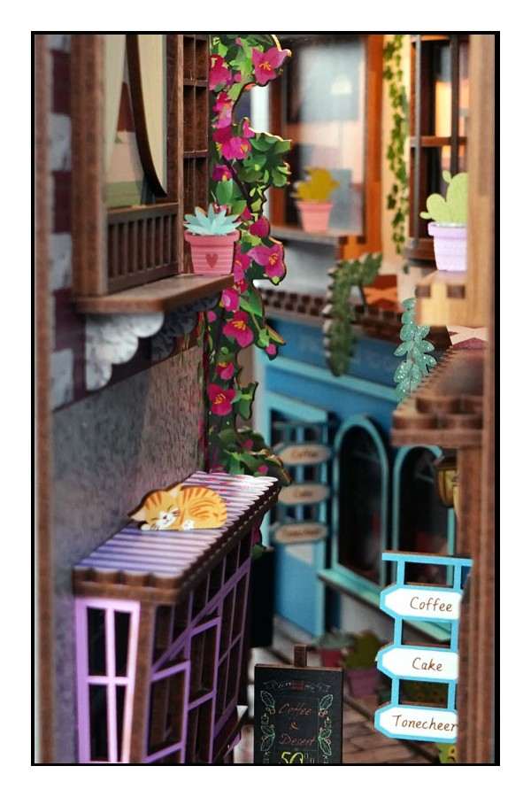 DIY Book Nook Boekensteun; Island of Love - Afbeelding 2