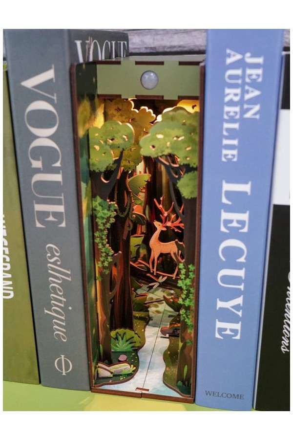 DIY Book Nook Boekensteun Story of The Forest Bookend - Afbeelding 2