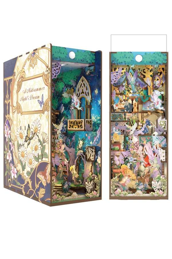 DIY Book Nook Boekensteun A Midsummer Night’s Dream inclusief Dust-cover