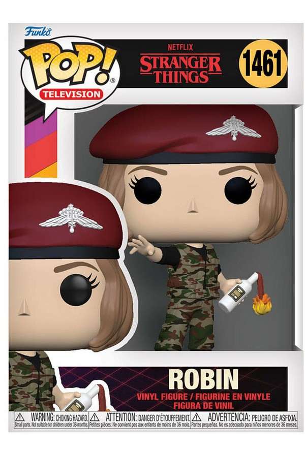 Stranger Things POP! TV Vinyl Figure Hunter Robin with Cocktail 9 cm