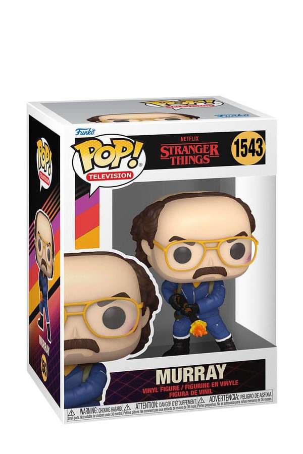 Stranger Things POP! TV Vinyl Figure Murray w/Flamethrower 9 cm - Image 2