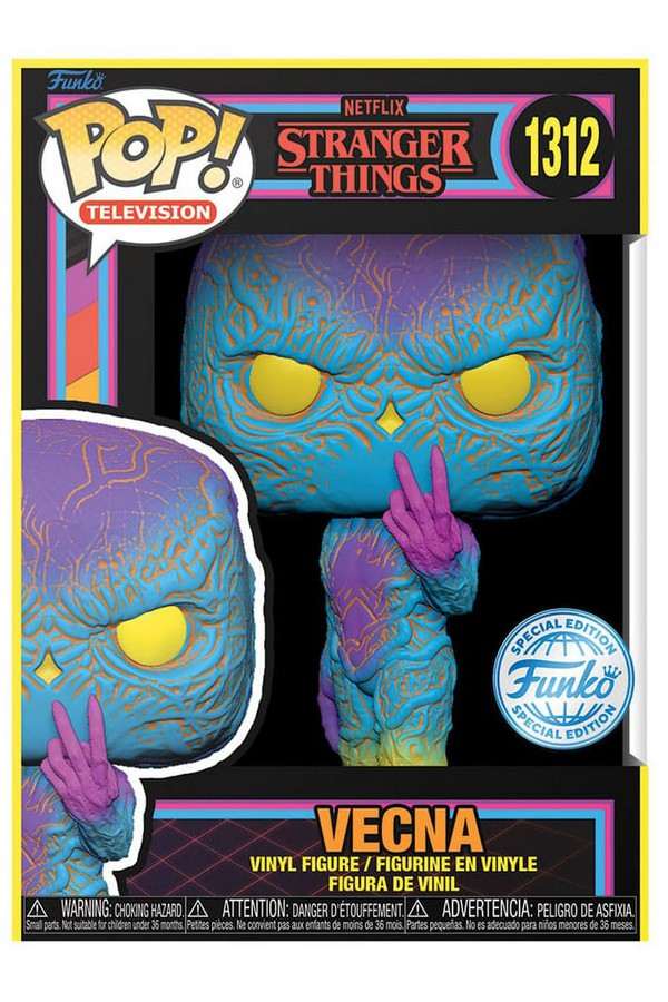 Stranger Things POP! TV Vinyl Figures Vecna(BLKLT) 9 cm - Afbeelding 2