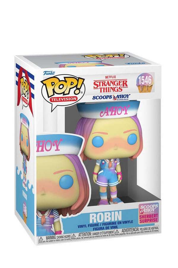 Stranger Things POP! TV Vinyl Figure Robin (Scoops Ahoy) 9 cm - Afbeelding 2