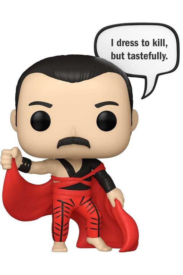 Queen POP! Rocks Vinyl Figur Freddie Mercury (I Dress to Kill) 9 cm POP! Figures Queen - Afbeelding 2