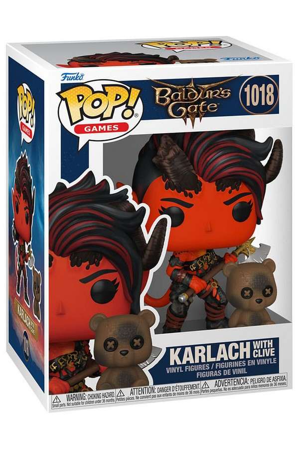 Baldur's Gate POP! & Buddy Vinyl Figure Karlach & Clive 9 cm POP! Figures Baldur's Gate