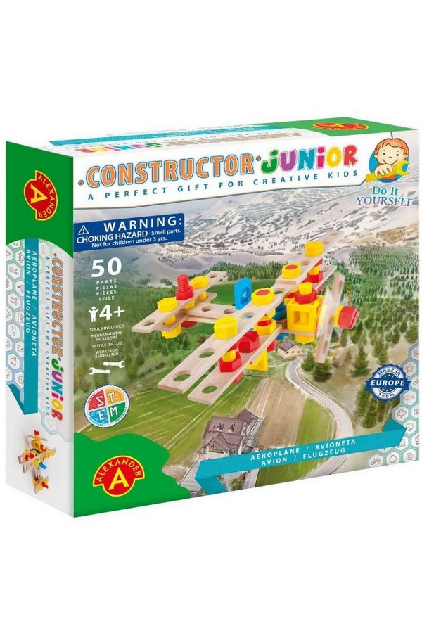 Constructor Junior Vliegtuig 50pcs