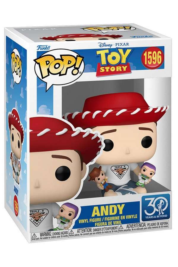 Toy Story POP! Disney Vinyl Figures Andy (30th Anniversary) 9 cm