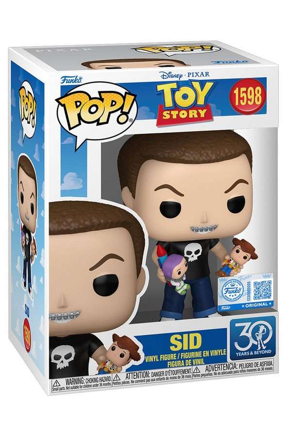 Funko 2025 Toy Story POP! Disney Vinyl Figures Sid (30th Anniversary) 9 cm