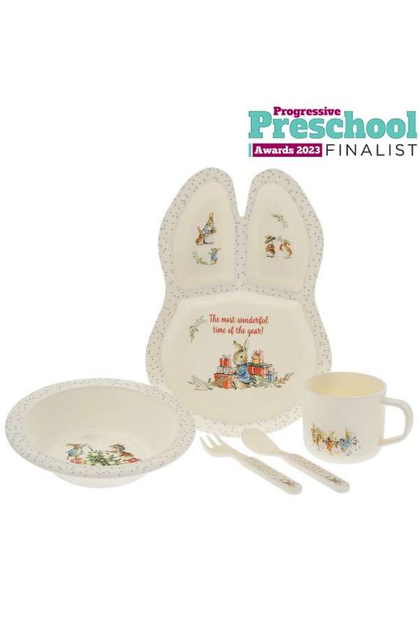 Peter Rabbit kerst kinderservies