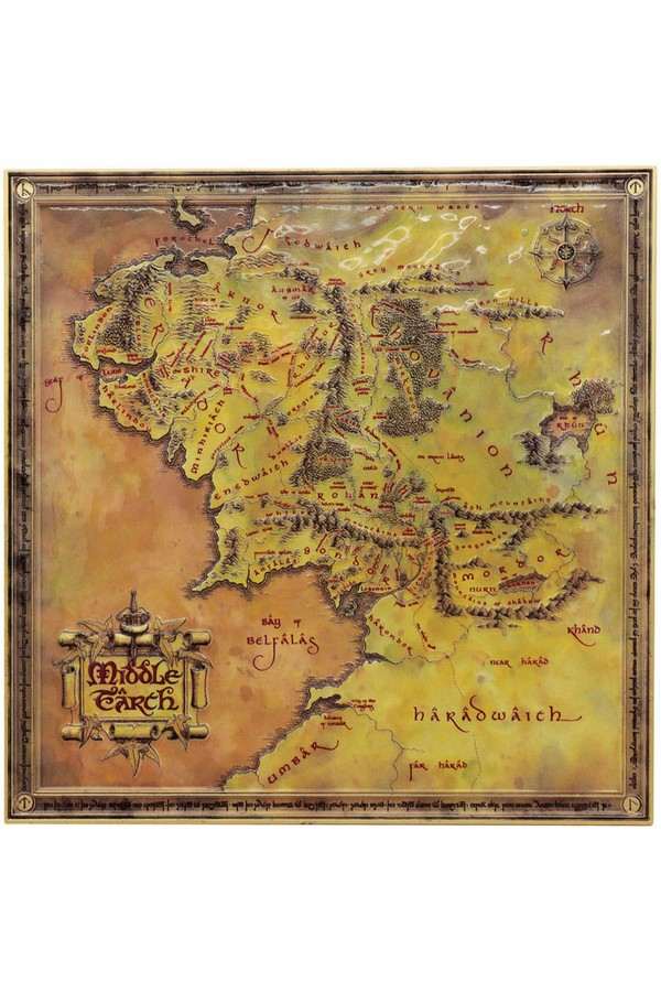 Lord of the Rings Replica Map Limited Edition – Bild 2
