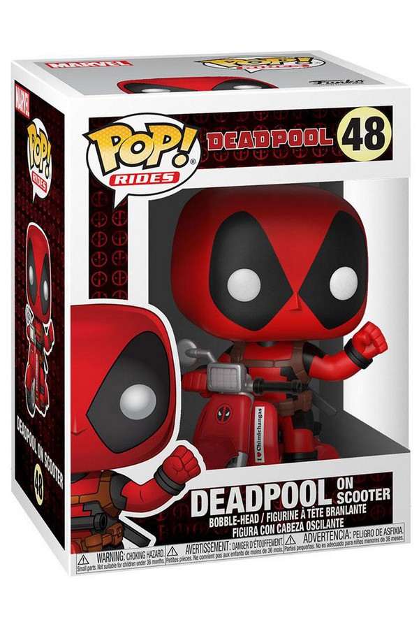 Deadpool POP! Rides Vinyl Figure Deadpool & Scooter 9 cm