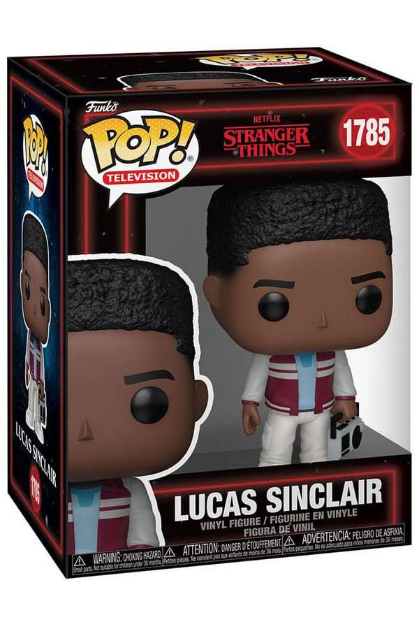 Stranger Things POP! Television Vinyl Figures Lucas Sinclair with Boombox 9 cm