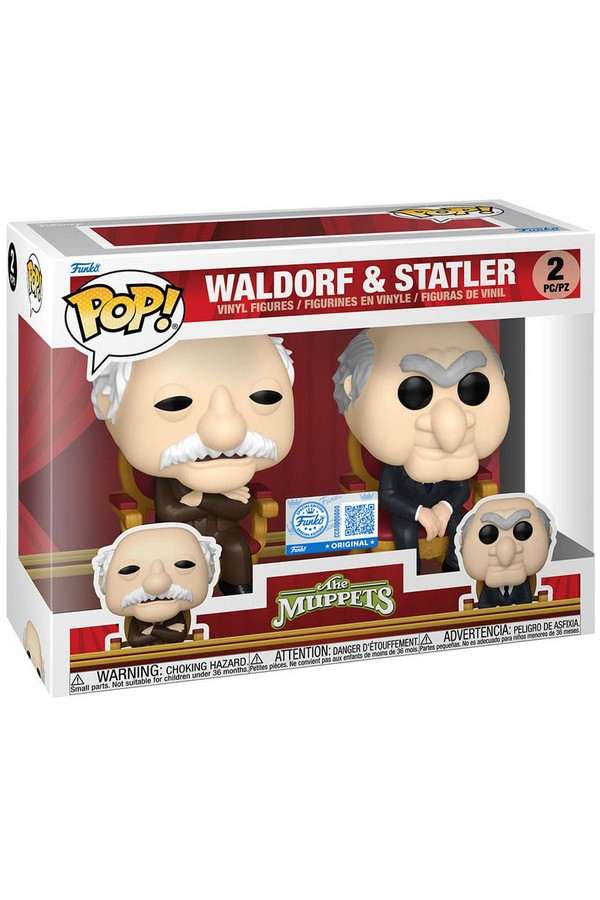 The Muppets POP! Television Vinyl Figures 2-Pack Waldorf & Statler 9 cm