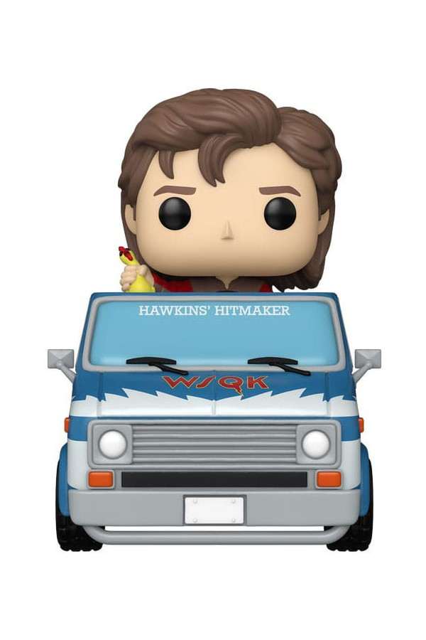 Stranger Things POP! Rides Deluxe Vinyl Steve with The Squawk Van Exclusive 9 cm