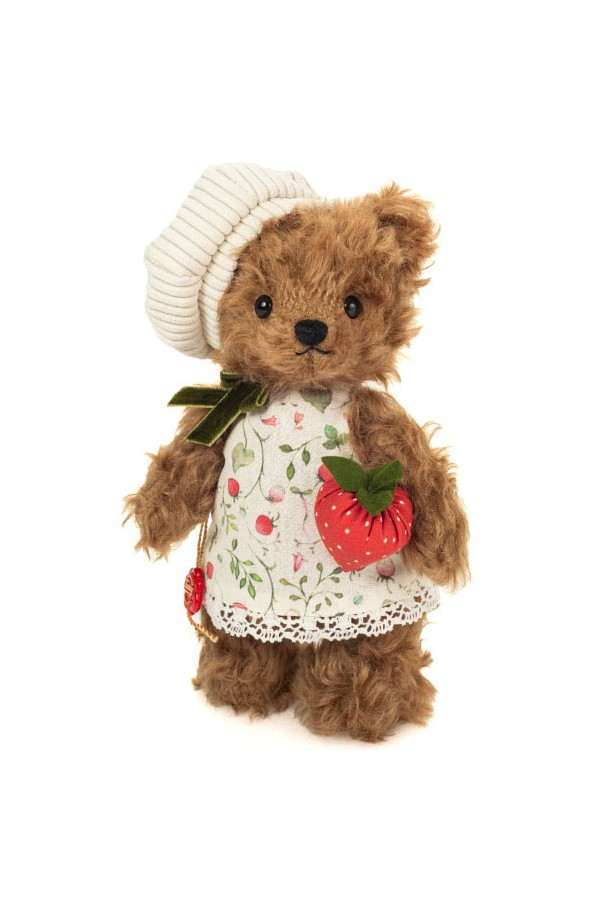 Teddybeer Petunia met aardbei