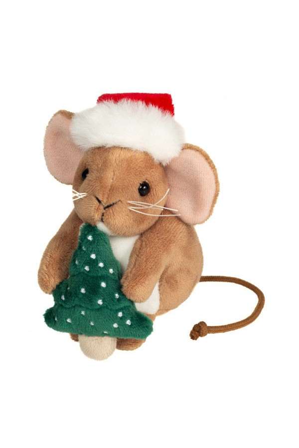 Kerst muis met kerstboom