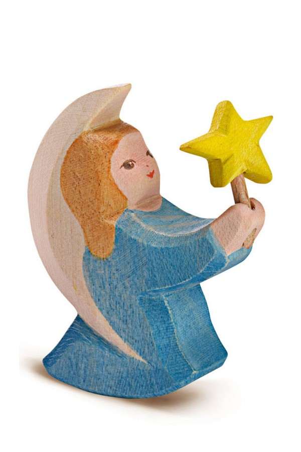 Engel met blauwe ster