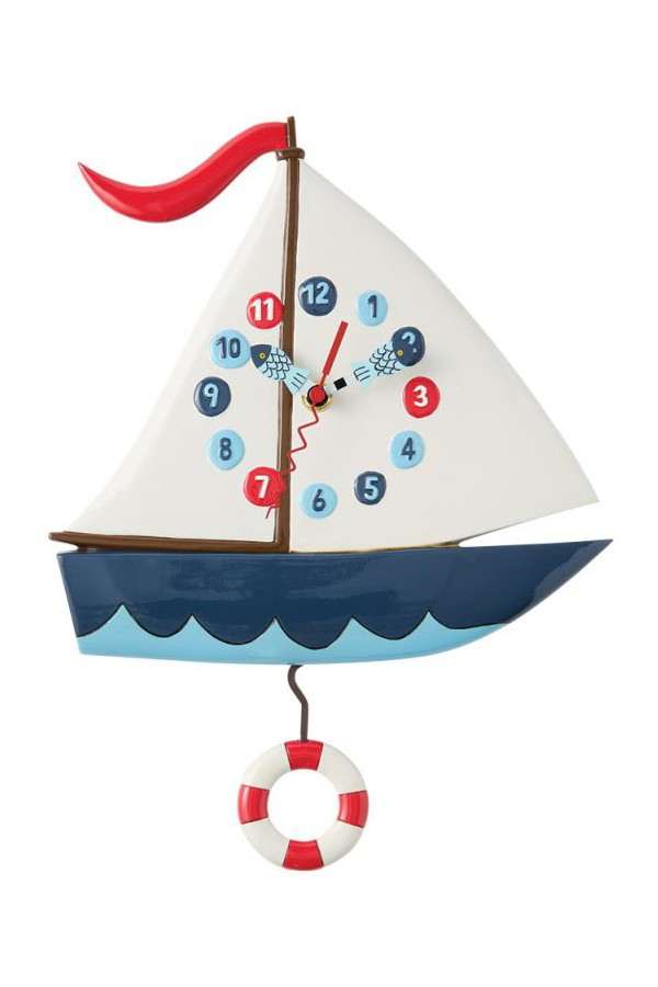 Zeilboot klok