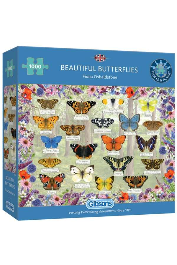 Beautiful Butterflies vlinders (1000)