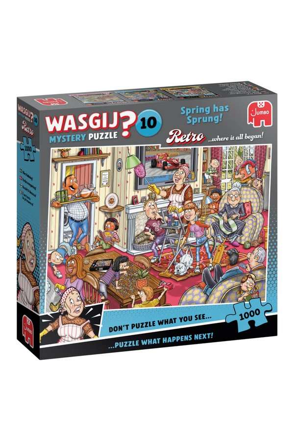 Wasgij Retro Mystery 10- De Voorjaars-Schoonmaak!