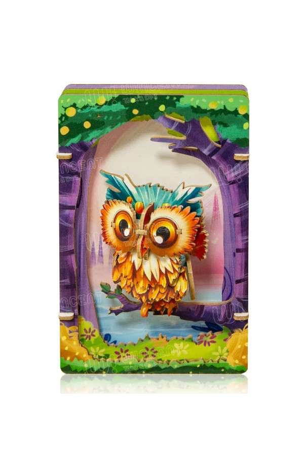 DIY 3D Theater Puzzle Owl