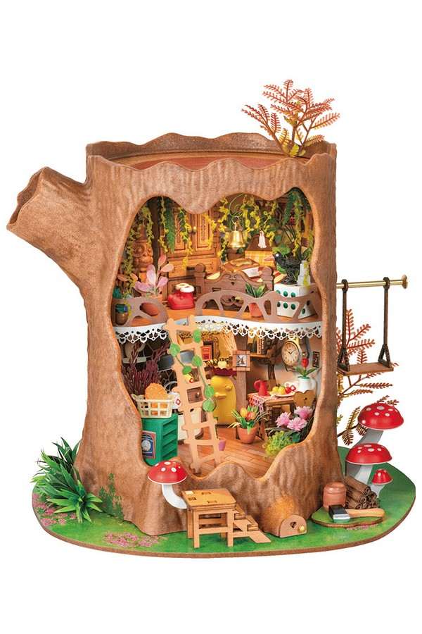 Robotime, DIY Miniatuurhuis, Fairytale Tree House