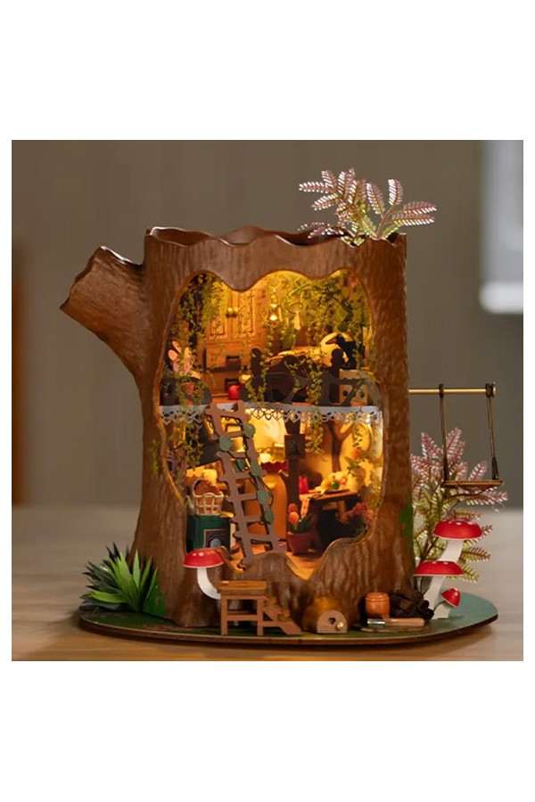 Robotime, DIY Miniatuurhuis, Fairytale Tree House - Image 2
