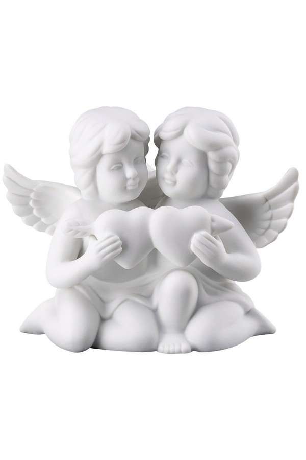 Engelpaar met hart middel