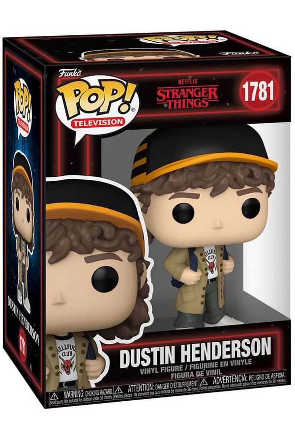 Stranger Things POP! Television Vinyl Figures Dustin Henderson 9 cm
