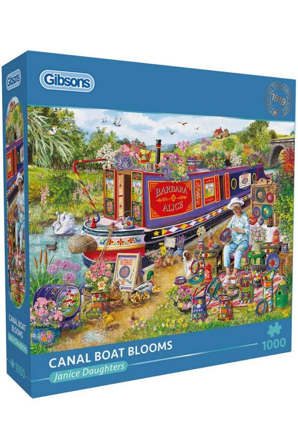 Canal Boat Blooms (1000)