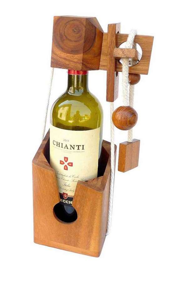 Logica Giochi Houten Breinbreker Fleshouder Puzzel